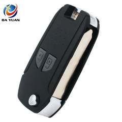 AS048021 2 Buttons Blank Modified Flip Folding Remote Key Shell for Suzuki Key Case