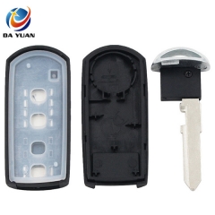 AS026012 2+1 Buttons Remote Key Case Fob 3 Buttons For Mazda 3 5 6 CX-7 CX-9