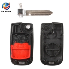 AS026013 Combo Key Shell for Refit Ford Mercury Mazda Remote Key 3 Button Case Fob Entry