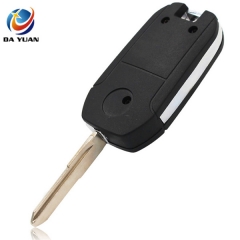 AS048021 2 Buttons Blank Modified Flip Folding Remote Key Shell for Suzuki Key Case