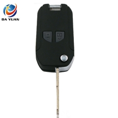 AS048021 2 Buttons Blank Modified Flip Folding Remote Key Shell for Suzuki Key Case