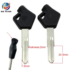AS038041 double groove for suzuki motorcycle blank key