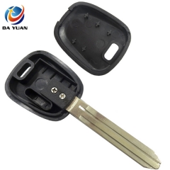 AS048019 New Uncut Shell Remote Key Blade Replacement for suzuki transponder car key shell blank with left blade