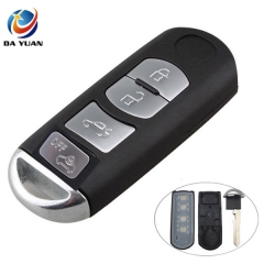 AS026016 NEW Replacement Shell 4 Buttons Remote Key Case Fob For Mazda 3 5 6 CX-7 CX-9