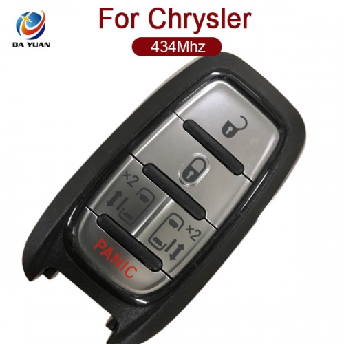 AK015041 for 2017-2018 Chrysler Pacifica Smart Keyless Remote Key 4+1 Button 434MHz HITAG 128BIT AES M3N-97395900 68241531