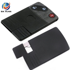 AS026023 Smart Card Remote Key Case Fob for MAZDA CX-7 CX-9 RX8 5 6 Miata 3 Button