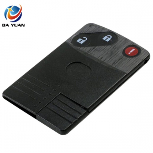 AS026023 Smart Card Remote Key Case Fob for MAZDA CX-7 CX-9 RX8 5 6 Miata 3 Button