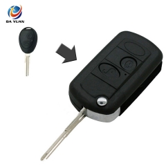 AS004018 Flip Key Shell + Key Blank refit for LAND ROVER Discovery Remote Key Fob 2 Button