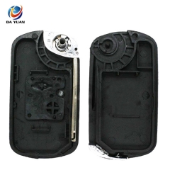 AS004018 Flip Key Shell + Key Blank refit for LAND ROVER Discovery Remote Key Fob 2 Button