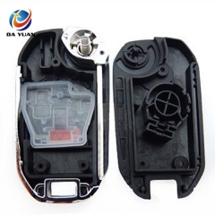 AS027034 Keyless Folding Shell Remote Key Case Fob 2+1 Button for Nissan Cube Juke Rogue