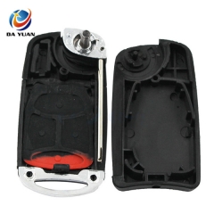 AS015041 Flip Folding Key Shell for CHRYSLER DODGE Durango Jeep Remote Key Case Fob 4 Button