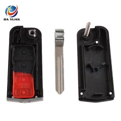 AS027032 3+1 button Remote Key Shell Case Folding Flip Fob For INFINITI for Nissan 4 Button