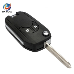 AS027030 2 Button Flip Folding Remote Key Case Shell Fob For NISSAN
