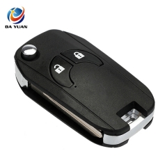 AS027030 2 Button Flip Folding Remote Key Case Shell Fob For NISSAN