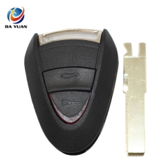 AS005011 2 Button No Chip Uncut Remote Key Case Shell For Porsche Cayman 911 Boxster