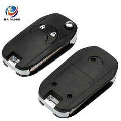 AS027030 2 Button Flip Folding Remote Key Case Shell Fob For NISSAN