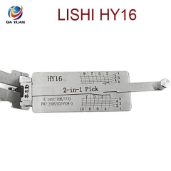 LS01085 LISHI HY16 2 in 1 pick