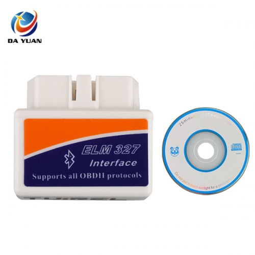 Super MINI ELM327 Bluetooth OBD2 V2.1 White Smart Car Diagnostic Interface