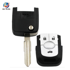 AS013014 Folding flip Remote Key fob 3 Button 315MHZ For Buick Excelle HRV With 4D60 Chip uncut