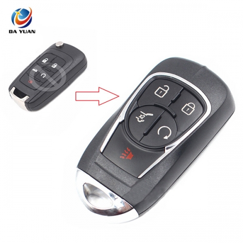 AS013021 Modify Replacement Folding Remote Key Shell 5 Button for Buick OHT01060512 Fob