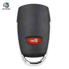 AS020044 Replacement Shell Modified 3+1 Buttons Remote Key Case Blank Fob for Hyundai  4 Buttons