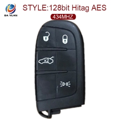 AK017010 for Fiat Smart Key 4 Button 434MHz 128bit HITAG AES