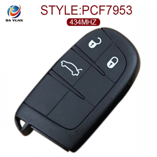 AK017009 for Fiat Smart Key 3 Button 434MHz PCF7953