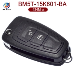 AK018075 for Ford Flip Remote Key 2 Button 434MHz 4D63 80Bit Part No:BM5T-15K601-BA