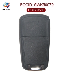 AK057001 for Vauxhall 2 Button Flip remote control key 433MHz ID46(PCF7937E)  5WK50079