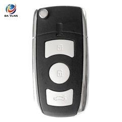 AS020047 3 Buttons Flip Remote Key Shell Case For Hyundai Tucson Elantra Sonata Santa Fe Accen