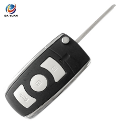 AS020047 3 Buttons Flip Remote Key Shell Case For Hyundai Tucson Elantra Sonata Santa Fe Accen