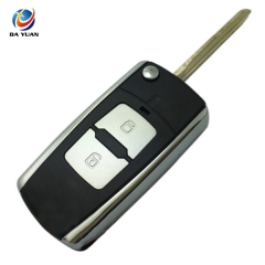 AS020048 for Hyundai tucson 2+1 button folding remote key blank shell flip entry keyless remote fobs