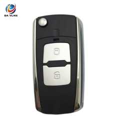 AS020048 for Hyundai tucson 2+1 button folding remote key blank shell flip entry keyless remote fobs