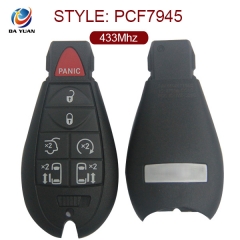 AK015048 for Chrysler Smart Remote Key 6+1 Button 433MHz ID46 PCF7945 Keyless go