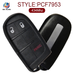 AK024002 for DODGE Smart Remote Key 2+1 Button 433MHz PCF7945 M3N-40821302