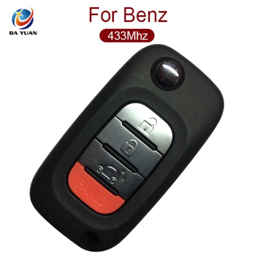 AK002029 for Benz Smart Key  3+1 Button  433MHz PCF7961M TWB1U955