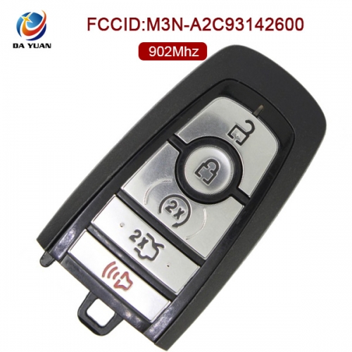 AK018065 for Ford Fusion 2017 Smart Key 4+1 Button 902MHz FCCID M3N-A2C93142600 Part# HC3T-15K601-BA