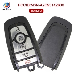 AK018065 for Ford Fusion 2017 Smart Key 4+1 Button 902MHz FCCID M3N-A2C93142600 Part# HC3T-15K601-BA