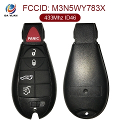 AK023011 for Jeep Smart Remote Key 4+1 Button 433MHz PCF7941 M3N5WY783X