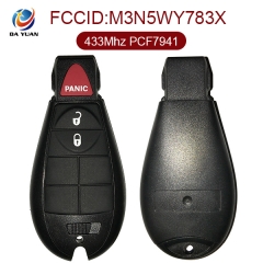 AK023016 for Jeep Smart Remote Key 2+1 Button 433MHz PCF7941 M3N5WY783X