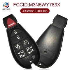 AK024015 for DODGE Smart Remote Key 6+1 Button 433MHz PCF7941 M3N5WY783X