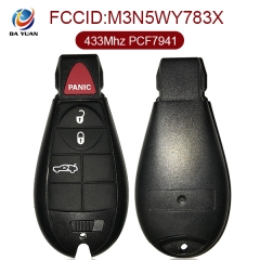 AK023007 for Jeep Smart Remote Key 3+1 Button 433MHz PCF7941 M3N5WY783X