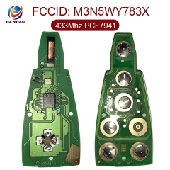 AK024006 for DODGE Smart Remote Key 3+1 Button 433MHz PCF7941 M3N5WY783X