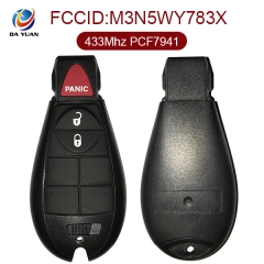 AK024016 for DODGE Smart Remote Key 2+1 Button 433MHz PCF7941 M3N5WY783X