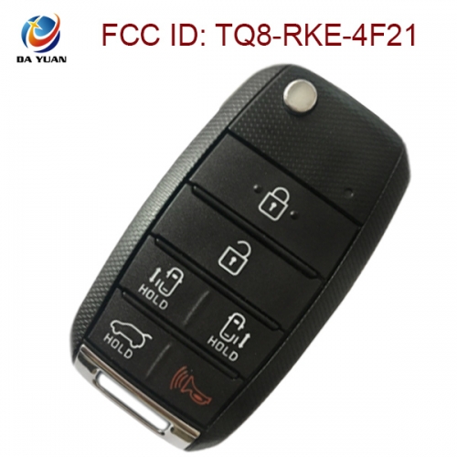 AK051015 for KIA Sedona 2015-2016 Flip Remote Key 5+1 Button 433MHz 95430-A9300 TQ8-RKE-4F21