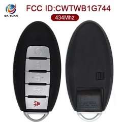 AK058001 for Infiniti QX80 Smart Remote Key 4+1 Button 434MHz PCF7952 CWTWB1G744 285E3-1LA5A