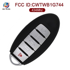 AK058001 for Infiniti QX80 Smart Remote Key 4+1 Button 434MHz PCF7952 CWTWB1G744 285E3-1LA5A