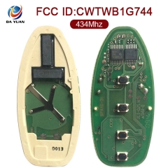 AK058001 for Infiniti QX80 Smart Remote Key 4+1 Button 434MHz PCF7952 CWTWB1G744 285E3-1LA5A