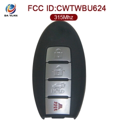 AK058002 for Infiniti QX56 Smart Key 3+1 Button 315MHz CWTWBU624 285E3-ZQ30B,285E3-ZQ31B