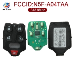 AK003084 for Honda O-dyssey 2011-2013 Remote Key 4+1 Button 313.8MHz PCF7961 FCCID N5F-A04TAA